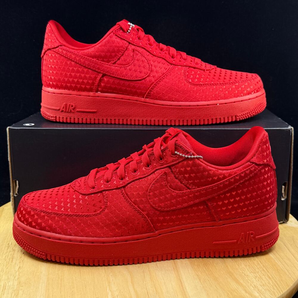 Nike Air Force 1 Low Men's Size 9 Valentine’s Day 2026 Red IB6836-600 New